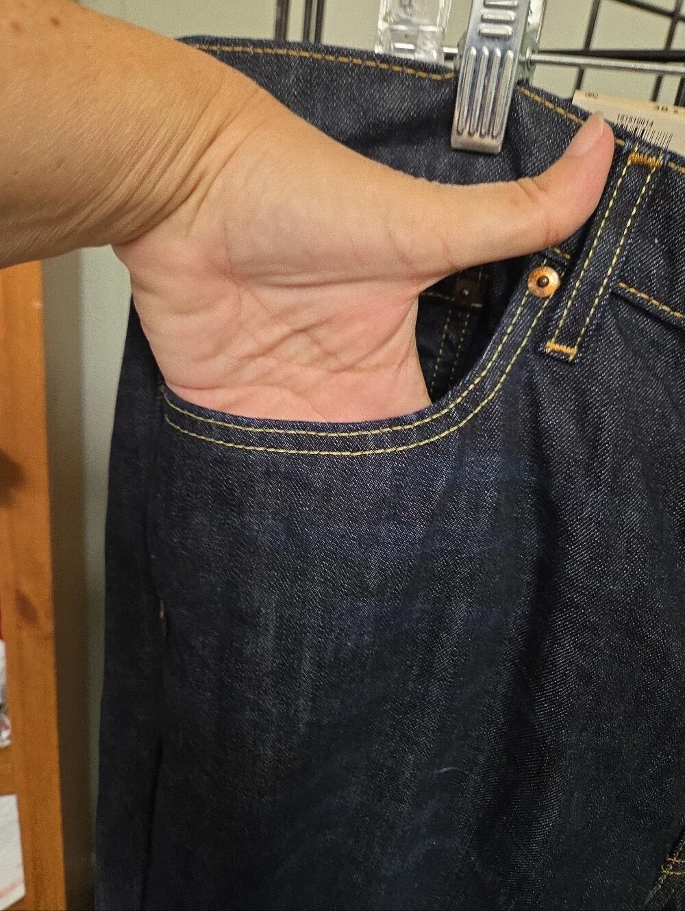 Levi's Jeans Men's 38x32 Athletic Fit Taper 541 Stretch  Blue